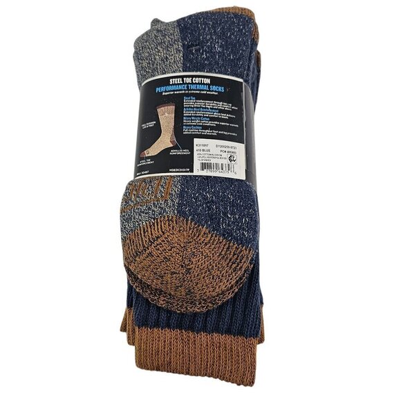 Dickies Steel Toe Performance Thermals Heavy Weight Crew Socks - 3 Pairs NWT - Picture 2 of 11